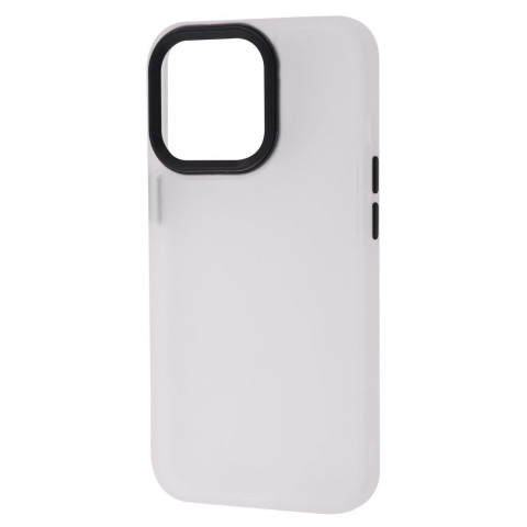 Чохол Shadow Matte Metal Buttons на IPhone 12 і 12 Pro White